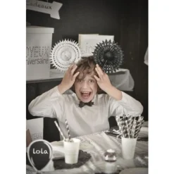 Eventail Dentelle Rouge 20Cm X 2 Pi Ces