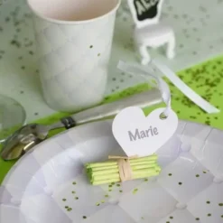 Fagot De Bois Argent X 4 Pi Ces