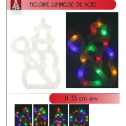 Figurine Lumineuse De Noel Pour Fenetre