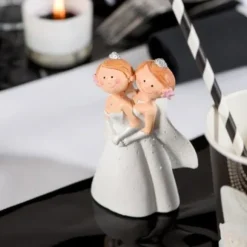 Figurine Mariage Mrs Mrs Blanc