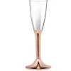 Fl Te Champagne Plastique Rose Gold Chrome X 20