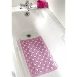 Fond De Baignoire 60 X 38 Cm Fuchsia Coeur