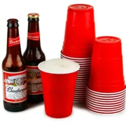 Gobelet Americain Rouge Geant R Utilisable 50Cl X10 Pi Ces