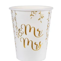 Gobelet En Carton Just Married X 10 Pi Ces