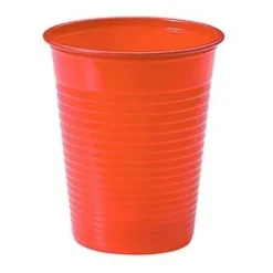 Gobelet En Plastique R Utilisable Orange X 30 Pi Ces