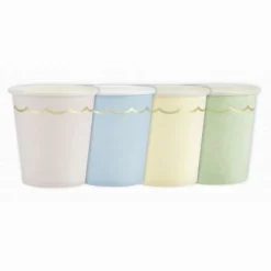 Gobelet Festonn S 200 Ml Pastel Assortis X 8 Pi Ces
