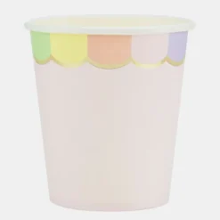 Gobelet Festonn S 200 Ml Rose Pastel X 8 Pi Ces