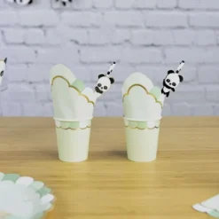 Gobelet Festonn S 200 Ml Vert Pastel X 8 Pi Ces