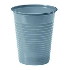 Gobelet Plastique R Utilisable Gris Acier X 30 Pi Ces