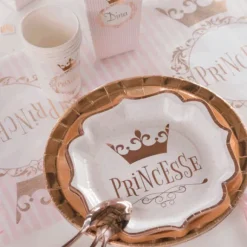 Gobelets En Carton Anniversaire Princesse 27 Cl X10 Pi Ces