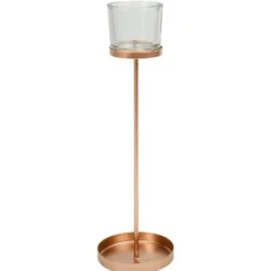 Grand Bougeoir Bilbao Rose Gold Sur Pied