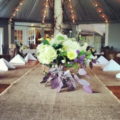 Grand Chemin De Table Large En Jute Naturel