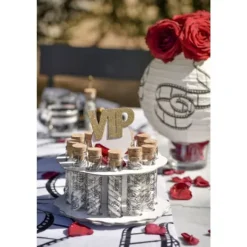 GranDéconfetti Paillet Vip Noir X 6 Pi Ces