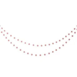 Guirlande D Co Etoiles Paillet Es - 5M - Rose Gold
