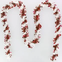 Guirlande De Noel Blanc Et Rouge