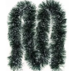 Guirlande De Noel Boa Epaisse Vert Neige