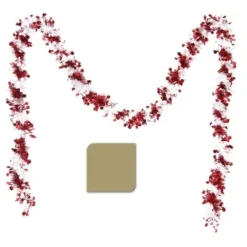 Guirlande De Noel Etoile Rouge Ou Or