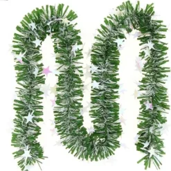 Guirlande De Noel Nature Avec Etoiles Iris Es