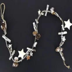 Guirlande De Noel Pomme De Pin Avec Etoile