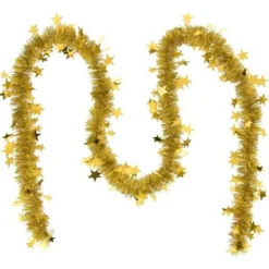 Guirlande De Noel Toile Or