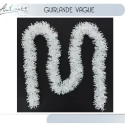 Guirlande De Noel Vague Blanc