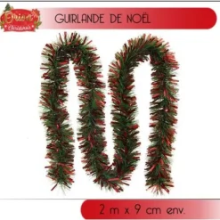 Guirlande De Noel Vert Et Rouge