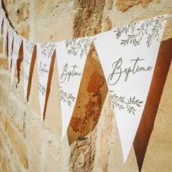 Guirlande Decoration Bapt Me Or
