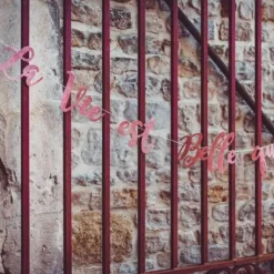 Guirlande La Vie Est Belle Quand On S'Aime Rose Gold