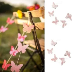 Guirlande Lin Avec Papillons Gypsy Rose