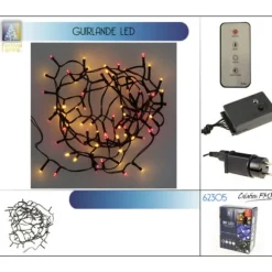 Guirlande Lumineuse 80 Led Rouge Et Jaune