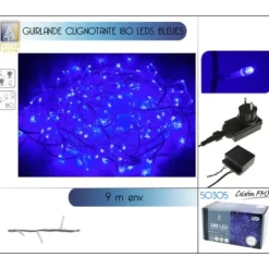 Guirlande Lumineuse De Noel 180 Led Bleu