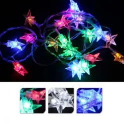 Guirlande Lumineuse Led Pile Etoile