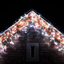 Guirlande Lumineuse Stalactite 6 M Tres Blanc Froid 360 Led