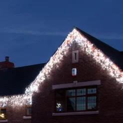 Guirlande Lumineuse Stalactite 6 M Tres Blanc Froid 360 Led