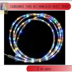 Guirlande Tube Lumineux 80 Nanoled Multicolore
