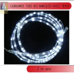 Guirlande Tube Lumineux 80 Nanoled Blanc Froid