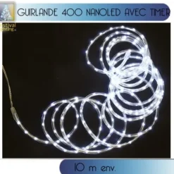 Guirlande Tube Lumineux 400 Nanoled Blanc Froid