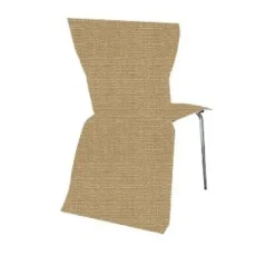 Housse De Chaise En Jute Naturel X 3 Pi Ces
