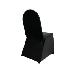 Housse De Chaise Mariage En Lycra Noir