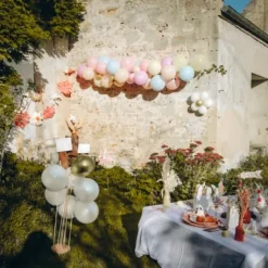 Kit Arche De 45 Ballons Pastel Et Or Berlingot