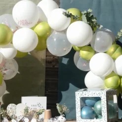 Kit Arche De 50 Ballons Vive Les Mari S & Rubans