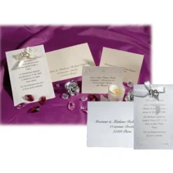 Kit Complet D'Invitation Coeur Relief