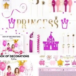 Kit D Coration Anniversaire Enfant Princesse 31 Pi Ces