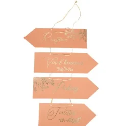 Kit De 4 Fl Ches Directionnelles Jolis Brins Terracotta