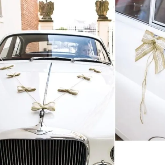 Kit De D Coration Voiture Jute Et Dentelle