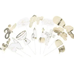 Kit Photobooth Bapt Me X 14 Pi Ces