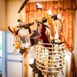 Lanterne En Bambou 20X26Cm