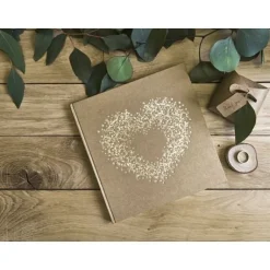 Livre D'Or Avec Grand Coeur Dor