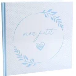 Livre D'Or Bapt Me Nacr Bleu Ciel