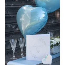 Livre D'Or Bapt Me Nacr Bleu Ciel